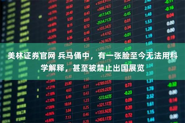 美林证券官网 兵马俑中，有一张脸至今无法用科学解释，甚至被禁止出国展览
